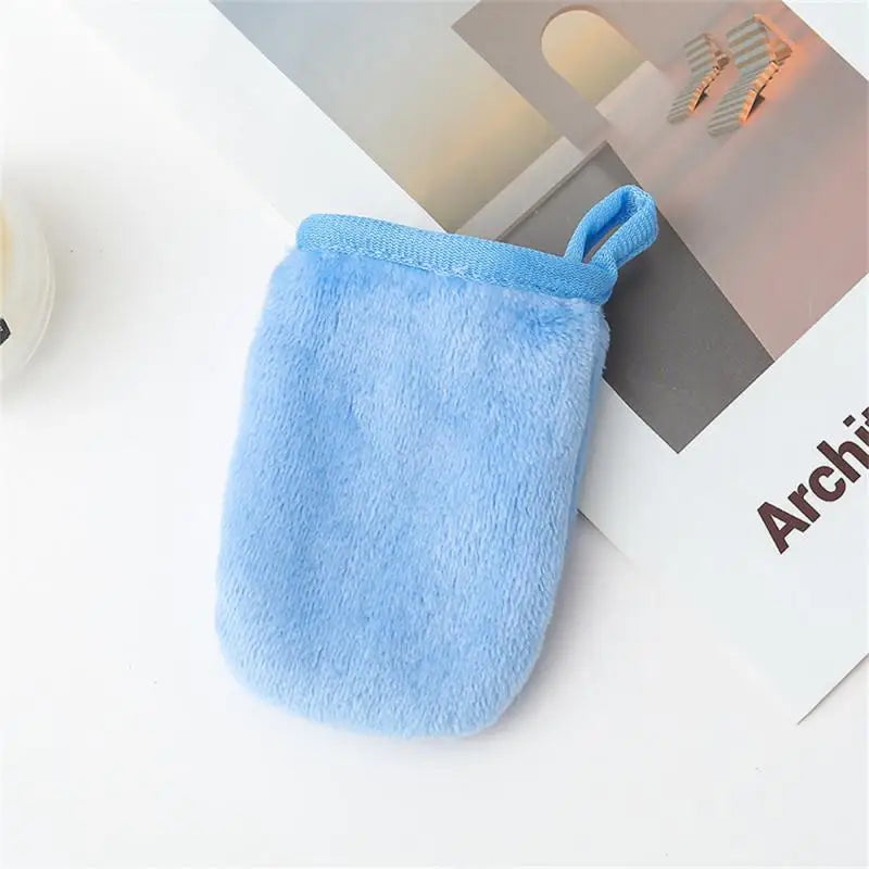 Pieces Professional Microfiber Face Cleansing Gloves Reusable Facial Cloth Pads Makeup Remover Glove Mitts Tool Unisex - NJPH Best Selling 