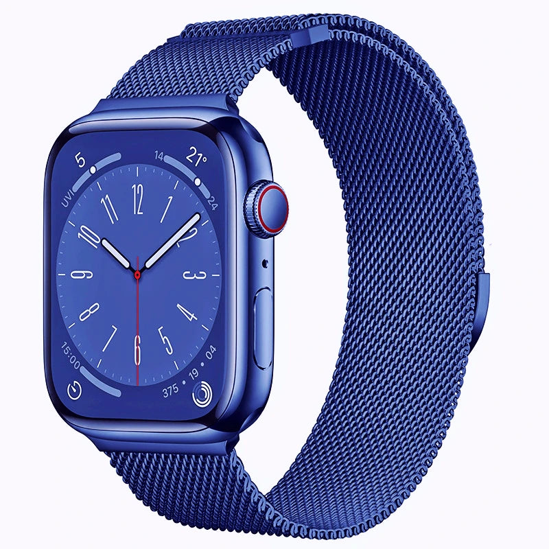 Milanese Loop Strap For Apple Watch Band 8 7 45mm 41mm Ultra 49mm Metal Magnetic Bracelet iWatch 6 5 4 3 SE 44mm 40mm 42mm Belt - NJPH Best Selling 