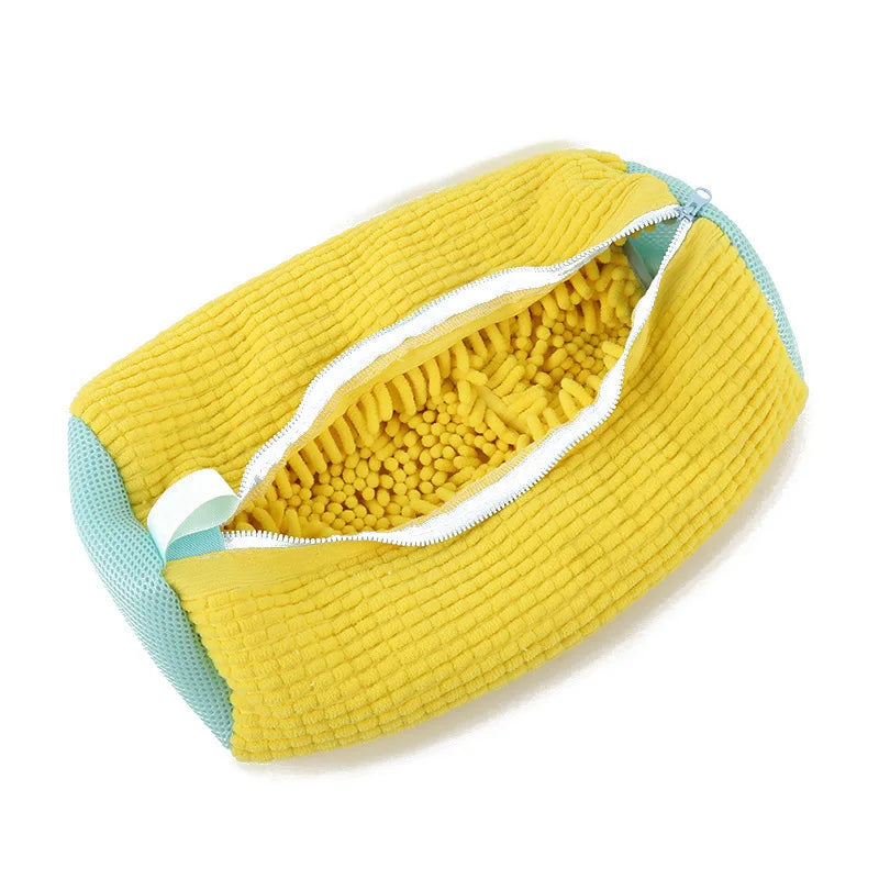 1/2PCS Washing Shoes Bag Cotton Laundry Fluffy Fibers Easily Remove Dirt Washing Bags Anti-Deformation Shoes Clothes Organizer - NJPH Best Selling 