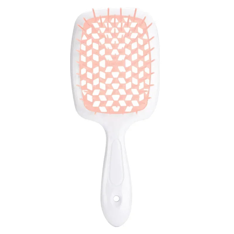 Tangled Hair Brush Detangling Hair Brush Massage Brush Hollow Out Wet Curly Hair Brushes Barber Comb Salon Hair Styling Tools