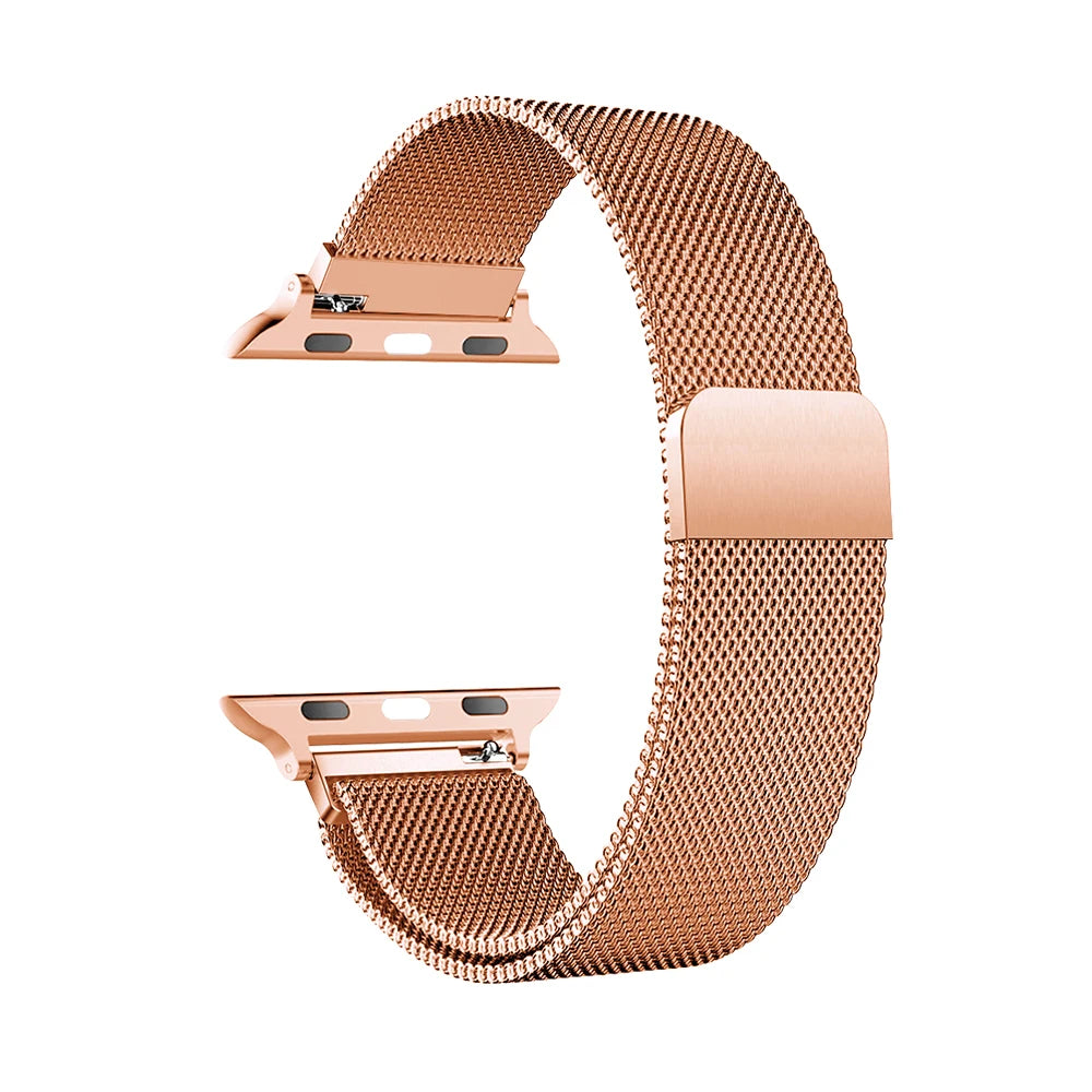 Milanese Strap For Apple Watch Band Ultra 2 49mm 44mm 40mm 45mm 41mm 38mm 44mm Bracelet F or iWatch Series 9 3 6 5 SE 7 8 Strap - NJPH Best Selling 