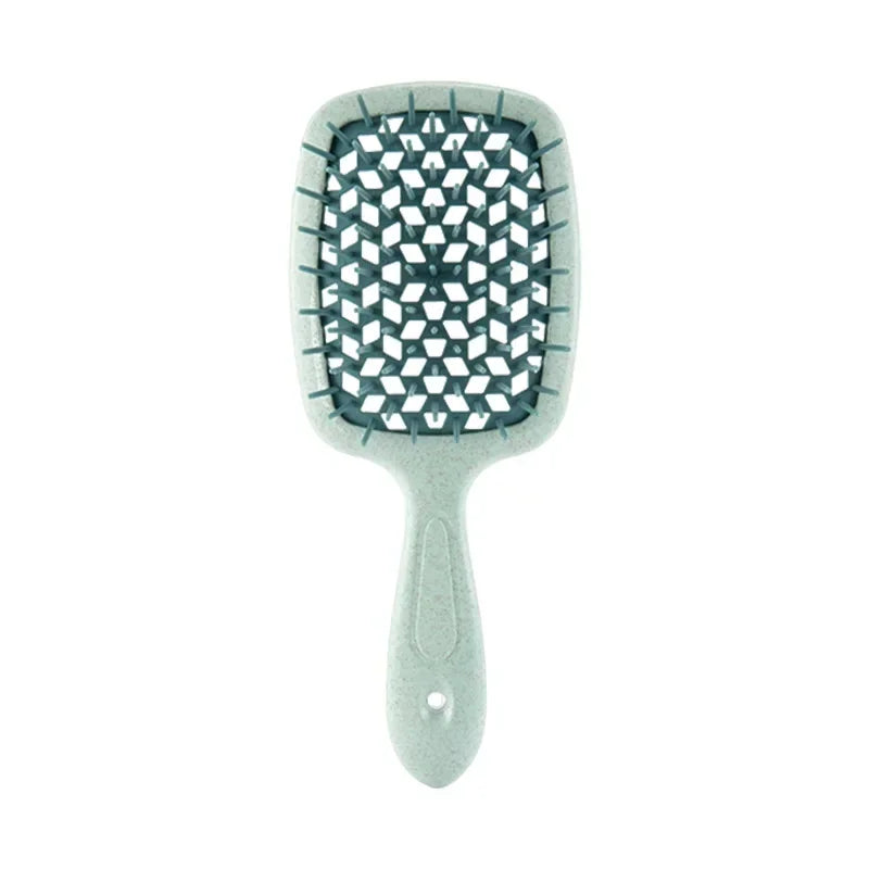 Tangled Hair Brush Detangling Hair Brush Massage Brush Hollow Out Wet Curly Hair Brushes Barber Comb Salon Hair Styling Tools