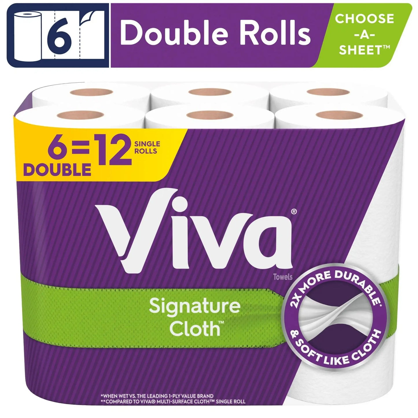 Select-a-Size Paper Towels, 12 Double Rolls, White - NJPH Best Selling 