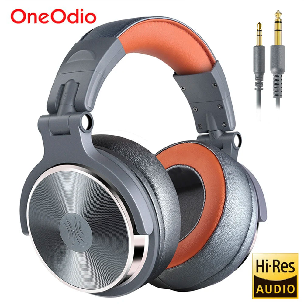 Oneodio Foldable Over-Ear Wired Headphone For Phone Computer PC Professional Studio Pro 30 50 Monitor DJ Headset Gaming Earphone - NJPH Best Selling 