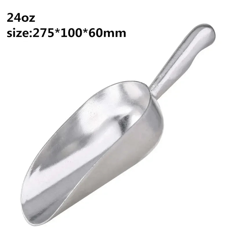 Aluminum Ice Scoop Dry Goods Shovel Bar Ice Scoop 6/12/24/38oz - NJPH Best Selling 