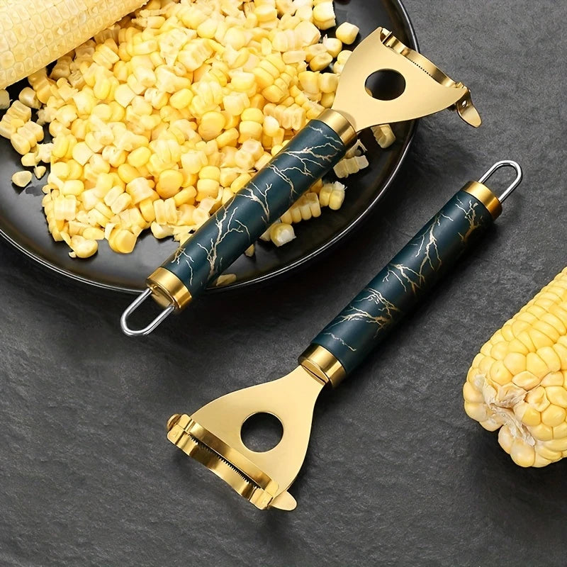 New 2/1PC Corn Planer Stainless Steel Corn Thresher Manual Corn Stripper Corn Kernel Peeler Corn Separator Kitchen Gadgets Tools - NJPH Best Selling 