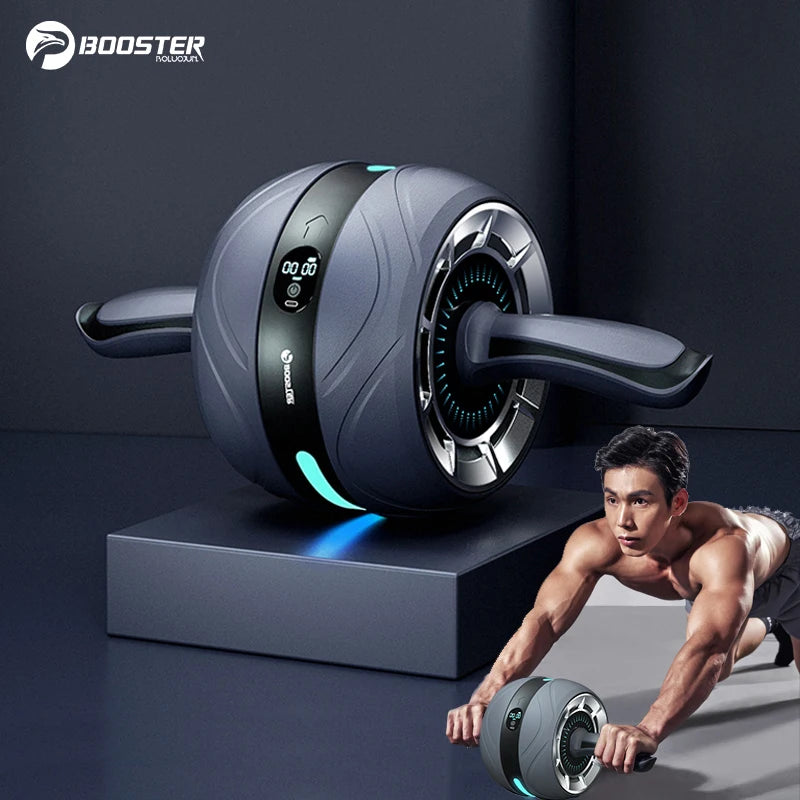 Booster Abdominal Wheel Home Gym Roller AB Roller Gymnastic Wheel Fitness Abdomen Training Sports Equipment for ABs Body Shaping - NJPH Best Selling 