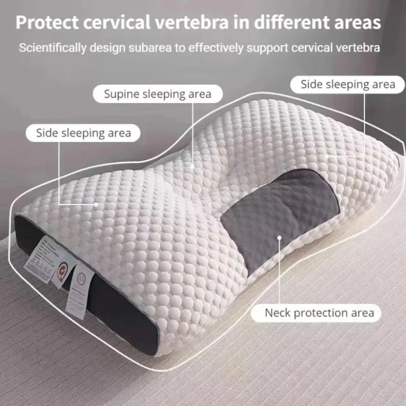 Cervical Orthopedic Neck Pillow Help Sleep And Protect The Pillow Neck Household Soybean Fiber SPA Massage Pillow For Sleeping - NJPH Best Selling 