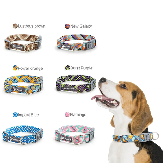 Pet Reflective Collar For Dog And Cat Colorful Adjustable Collar Safety Protective Anti-Lost Collar For Kitten Puppy Accessories - NJPH Best Selling 