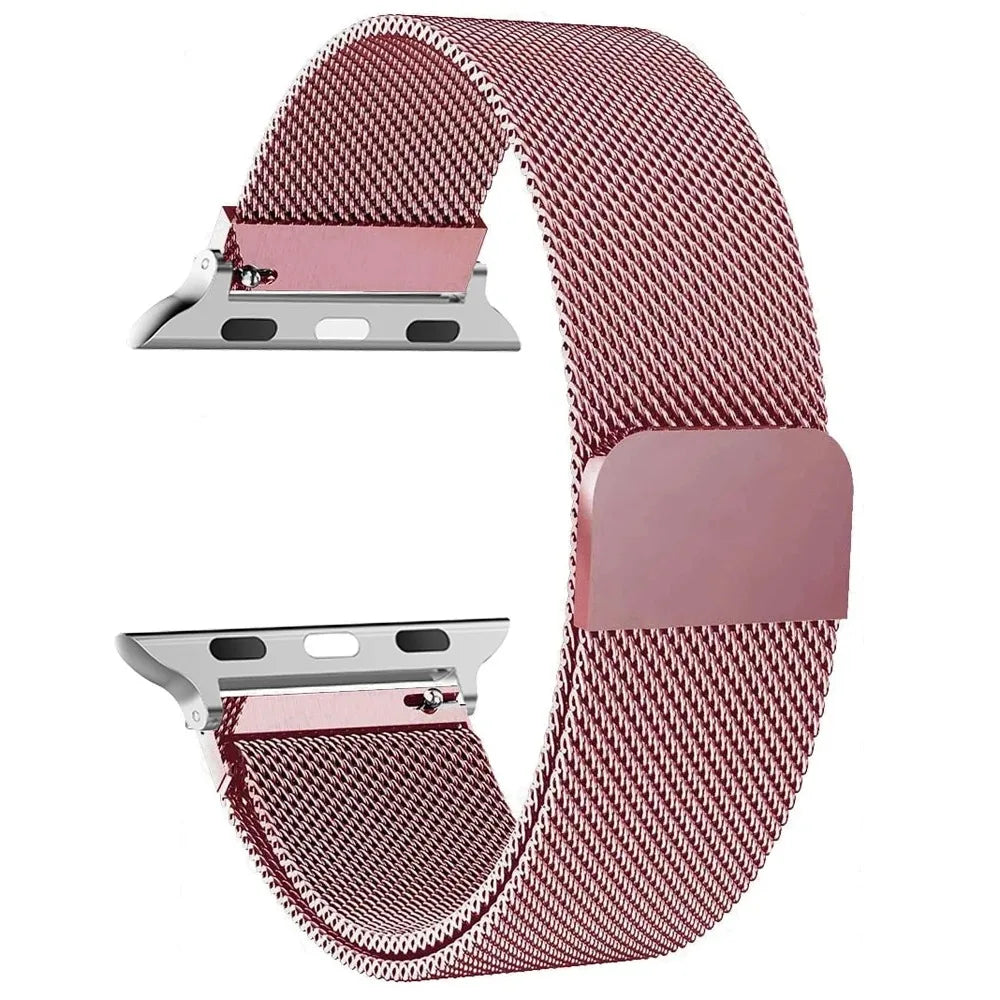 Magnetic Strap for Apple Watch bands 44mm 40mm 49mm 45mm 41mm 42mm 38mm 45 mm Metal bracelet iwatch series 3 6 7 8 9 SE ultra 2 - NJPH Best Selling 