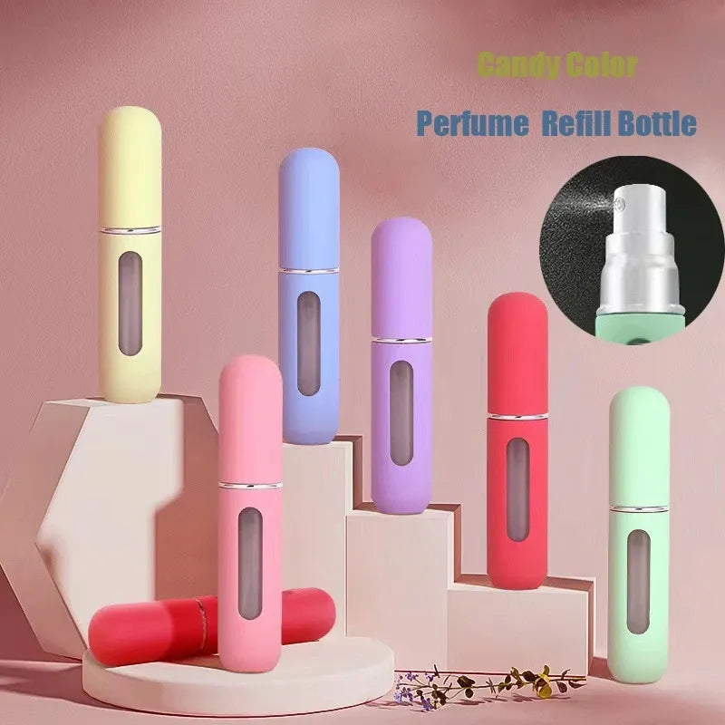 5ml Perfume Refill Bottle Portable Mini Refillable Spray Jar Scent Pump Empty Cosmetic Containers Atomizer for Travel Tool Hot - NJPH Best Selling 