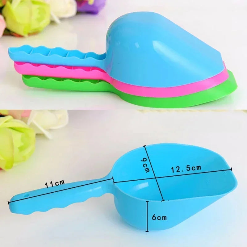 Multi-Color Pet Plastic Feeding Shovel Cat Food Spoon Dog Large Capacity Food Feeder Pet Accessories Product - NJPH Best Selling 