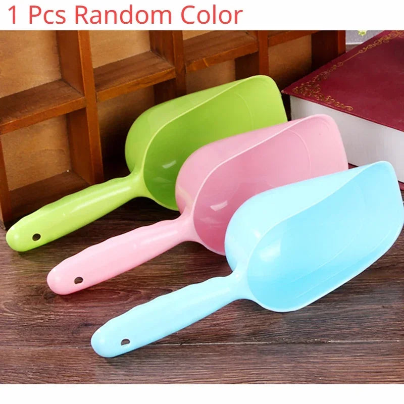 Multi-Color Pet Plastic Feeding Shovel Cat Food Spoon Dog Large Capacity Food Feeder Pet Accessories Product - NJPH Best Selling 