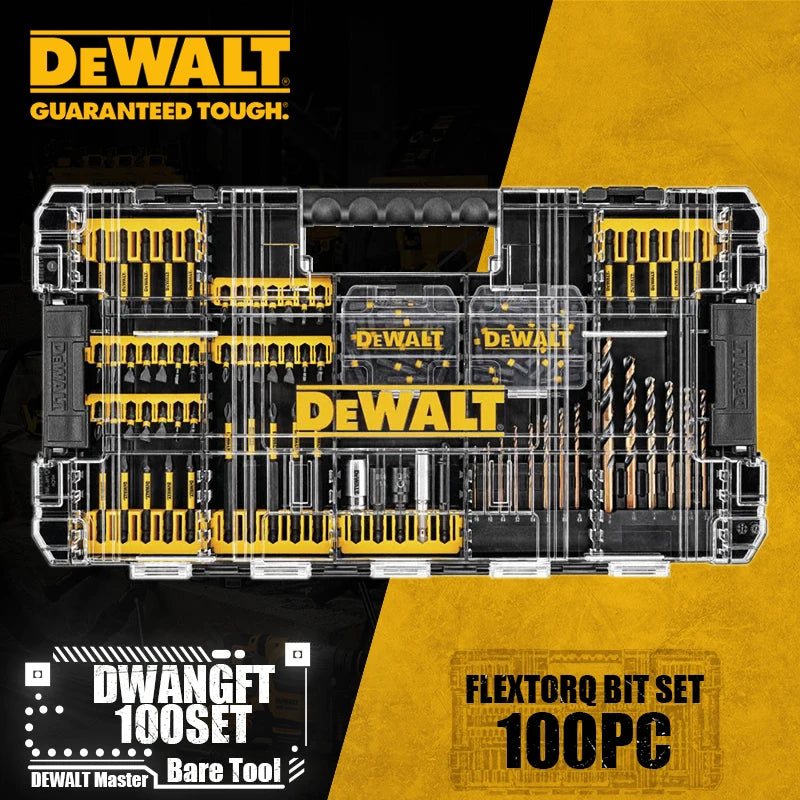 DEWALT Drill Drive Screwdriving Bit Set DWANGFT100SET DT71563 DT70758 DT70705 DT70732T DT70730T DT70702 Power Tool Accessories - NJPH Best Selling 