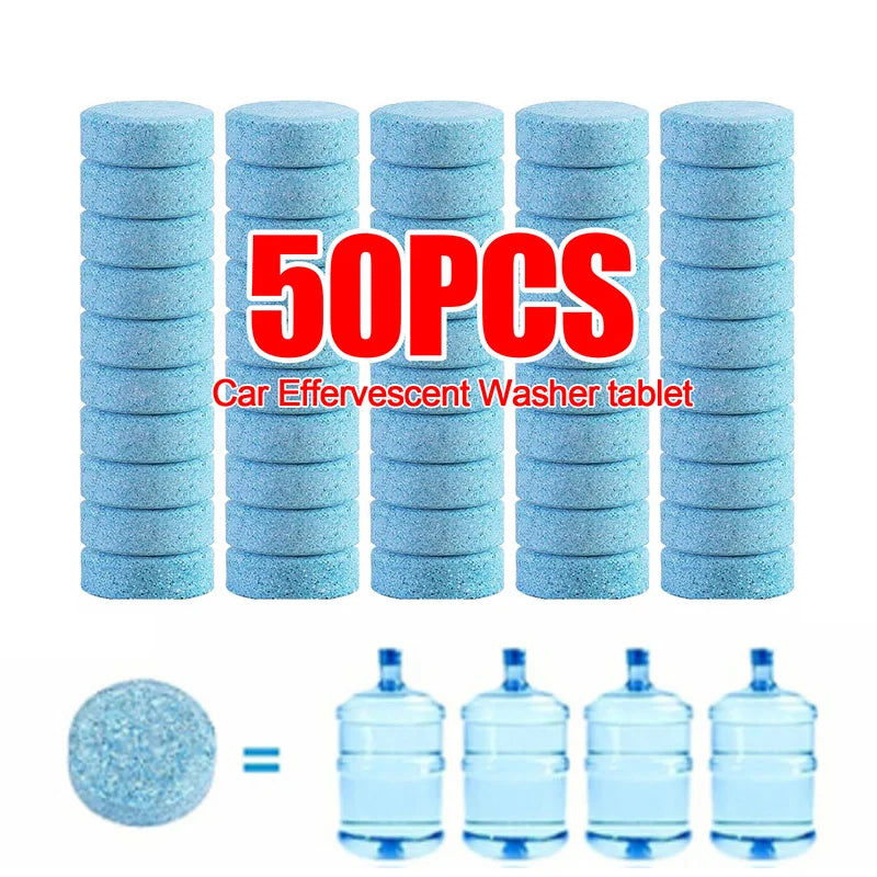 Solid Cleaner Car Windshield Cleaner Effervescent Tablet Auto Wiper Glass Solid Cleaning Concentrated Tablets Detergent - NJPH Best Selling 