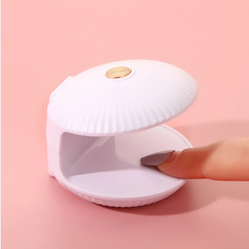 18W Shell Nail Dryer Lamp Mini Single Finger Egg Phototherapy Machine UV Gel Polish Quick Drying Manicure Tools With USB - NJPH Best Selling 