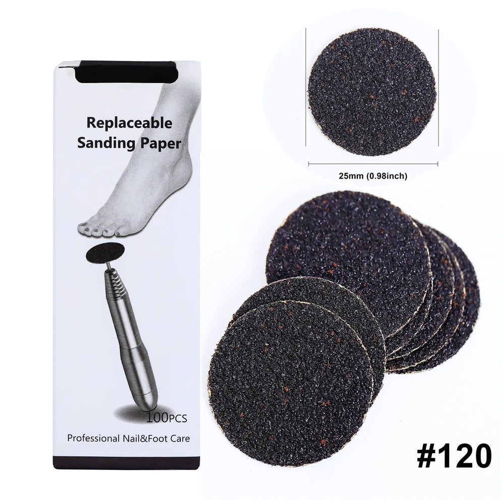 Foot Rasp Self-Adhesive Replaceable Sanding Paper For Professional Pedicure Polishing For Remove Dead Skin Calluse Buffing Disc - NJPH Best Selling 