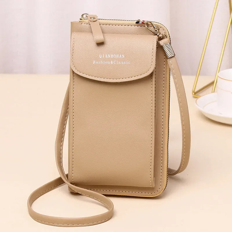 Girl Women Wallet Shoulder Mini Leather Bags Straps Mobile Phone Big Card Holders Wallet Handbag Money Pockets Girls Small Bags - NJPH Best Selling 