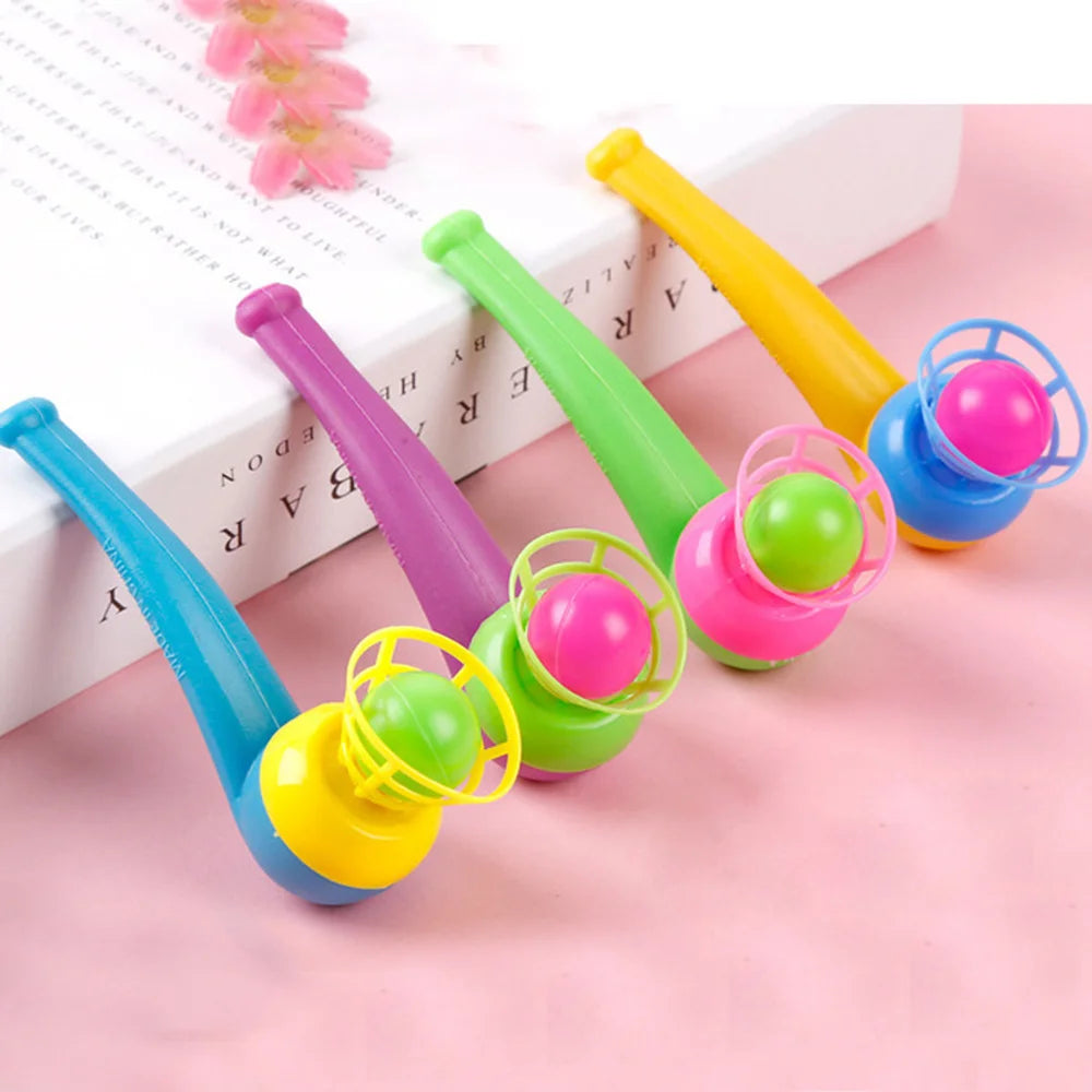 3pcs Plastic Pipe Blowing Ball Kids Toys Outdoor Games Balance Training Educational Toys Learning Toys for Children Funny Gifts - NJPH Best Selling 