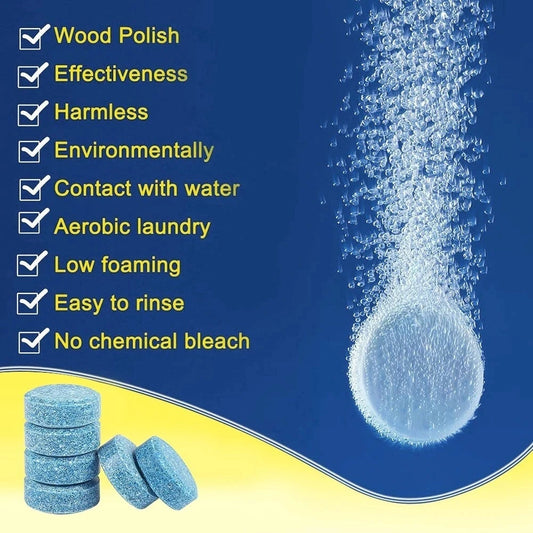 Solid Cleaner Car Windshield Cleaner Effervescent Tablet Auto Wiper Glass Solid Cleaning Concentrated Tablets Detergent - NJPH Best Selling 