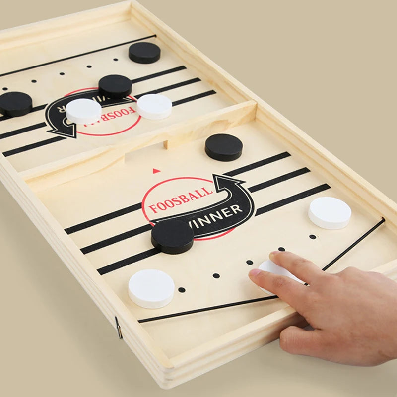 Table Hockey Paced Sling Board Game Fast Winner Party Desktop Battle Chess Adult Parent-child Interactive Child Family - NJPH Best Selling 