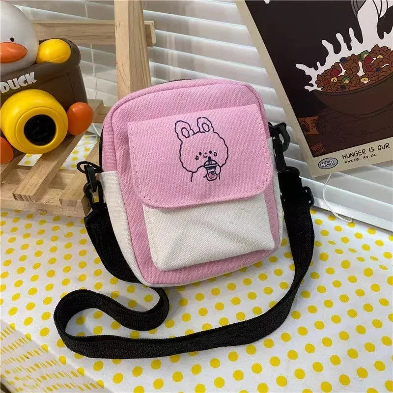 Mini Waterproof Messenger Bag Square Bag Mobile Phone Bag Mini Casual Mobile Phone Unisex Travel Square Handbag Shoulder Bags - NJPH Best Selling 