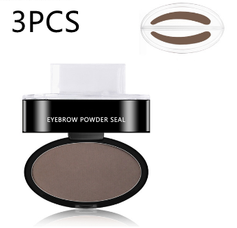 Eyebrow Powder Stamp Tint Stencil Kit Cosmetics Professional Makeup Waterproof Eye Brow Stamp Lift Eyebrow Enhancers Stencil Kit - NJPH Best Selling 