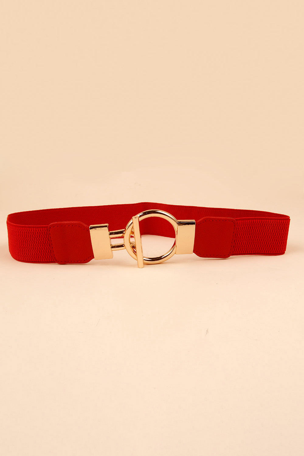 Circle Shape Buckle Zinc Alloy Buckle PU Leather Belt - NJPH Best Selling 