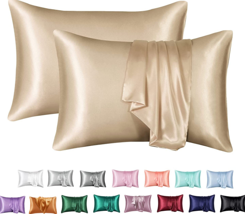 Silk Solid Color Satin Pillowcase Envelope Pillow - NJPH Best Selling 