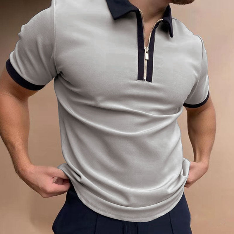 Men's Polo Shirt Men Solid Polo Shirts Brand Men Short-Sleeved Shirt Summer Shirt Man Clothing - NJPH Best Selling 