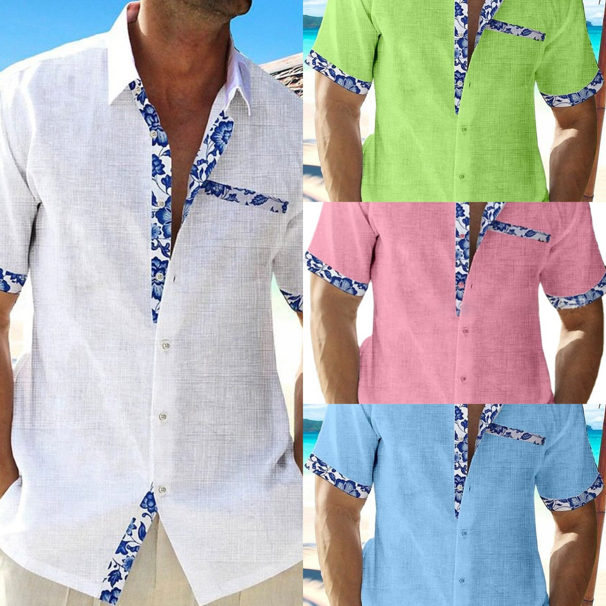 Men's Summer Vacation Seaside Casual Shirts - NJPH Best Selling 