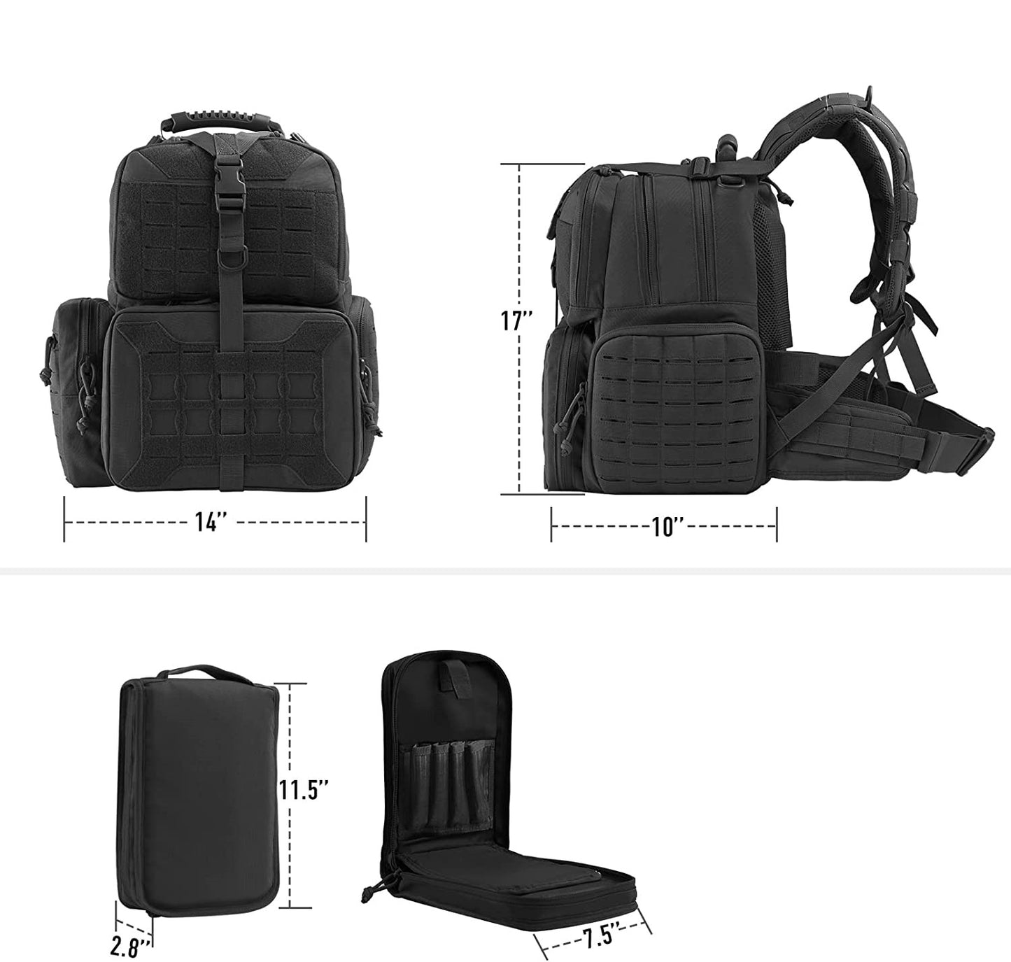 Outdoor Tactics Backpack Detachable Accessory Bag - NJPH Best Selling 