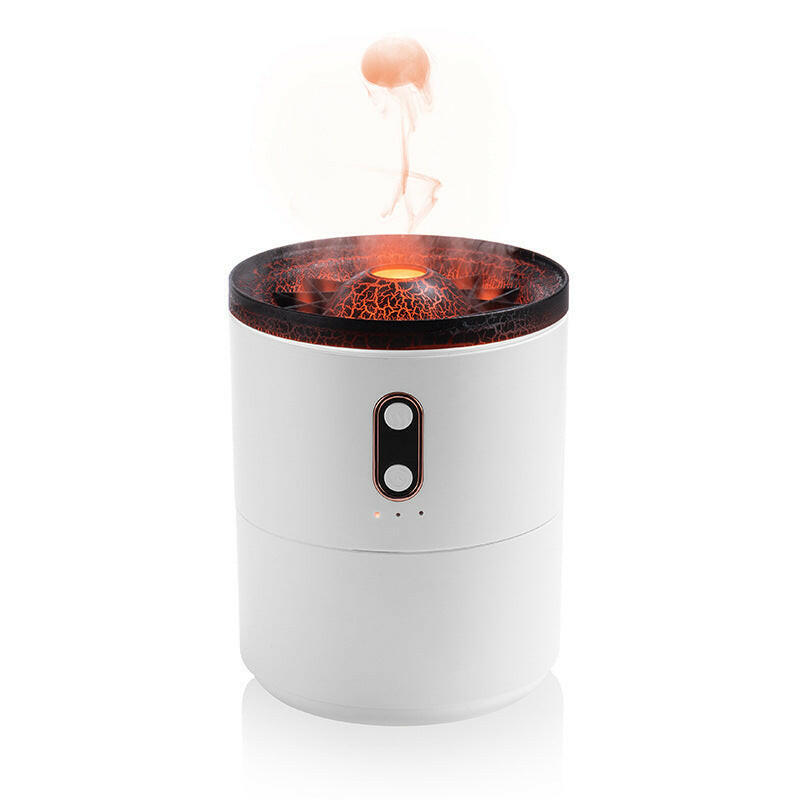 Volcanic Flame Aroma Essential Oil Diffuser USB Portable Jellyfish Air Humidifier Night Light Lamp Fragrance Humidifier - NJPH Best Selling 