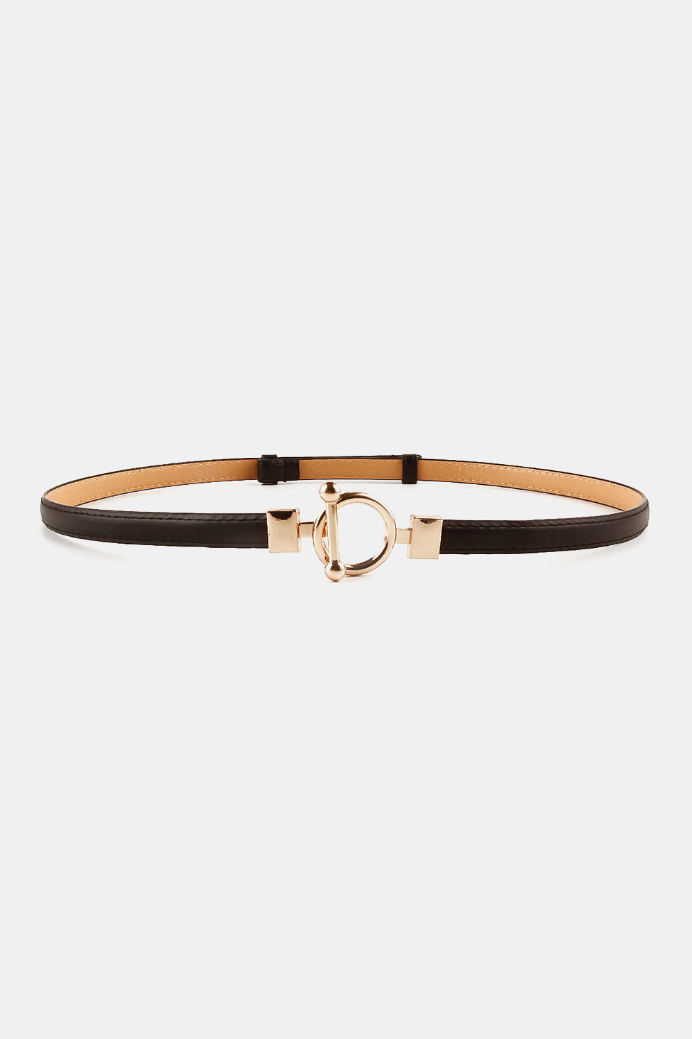 Toggle Buckle Skinny PU Belt - NJPH Best Selling 