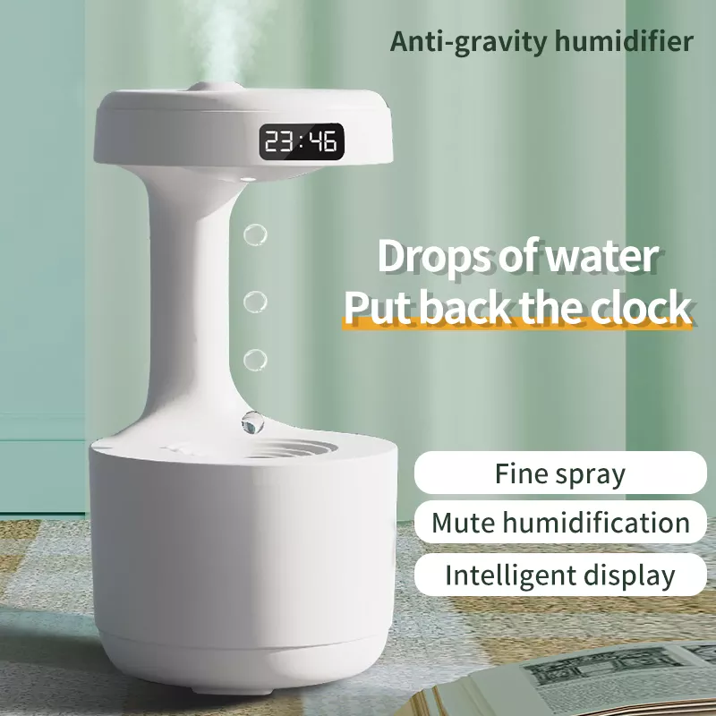 Anti-gravity Humidifier Water Droplet Backflow Aromatherapy Machine Large Capacity Office Bedroom Silent Large Fog Volume Spray - NJPH Best Selling 