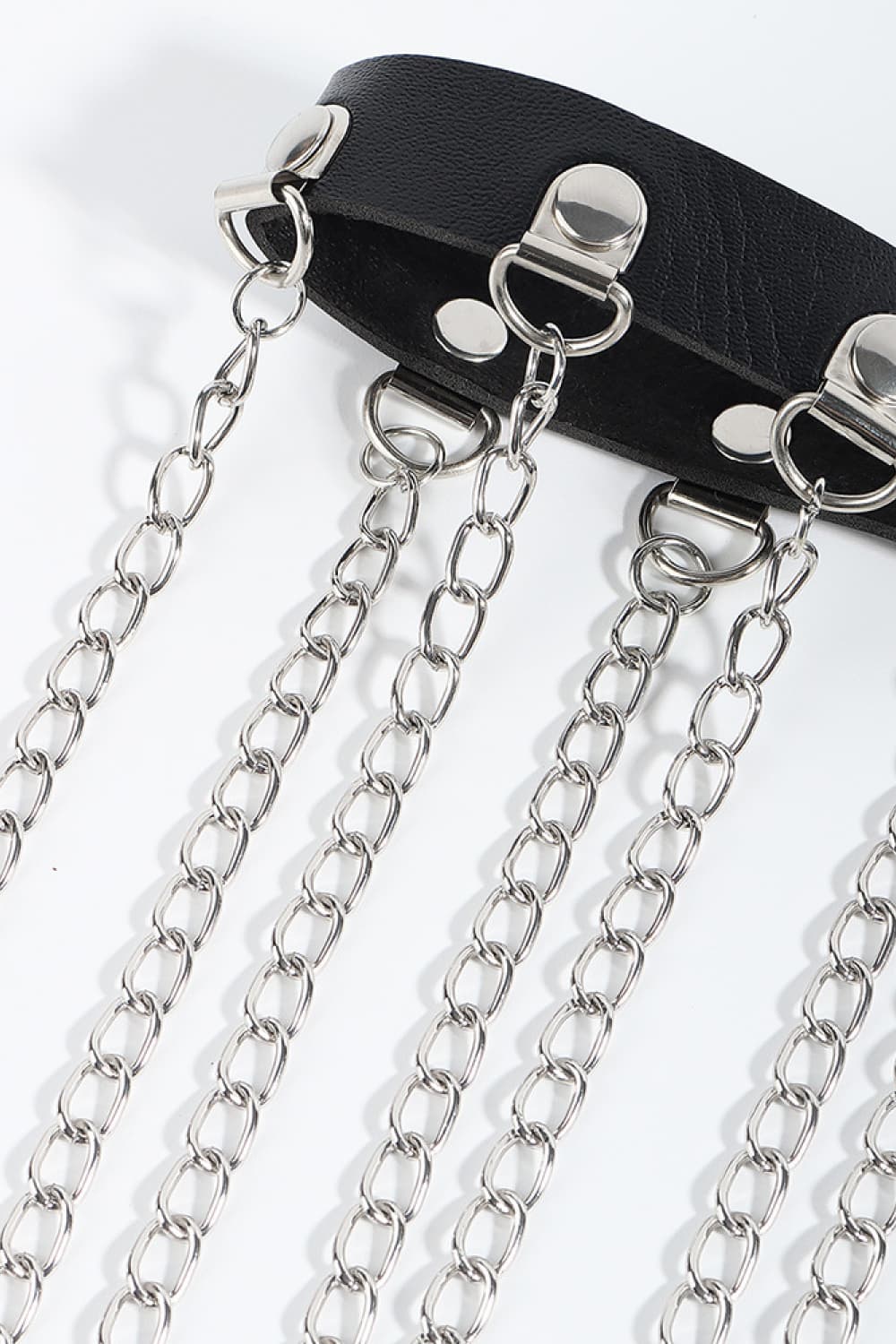 Fringed Chain PU Leather Belt - NJPH Best Selling 