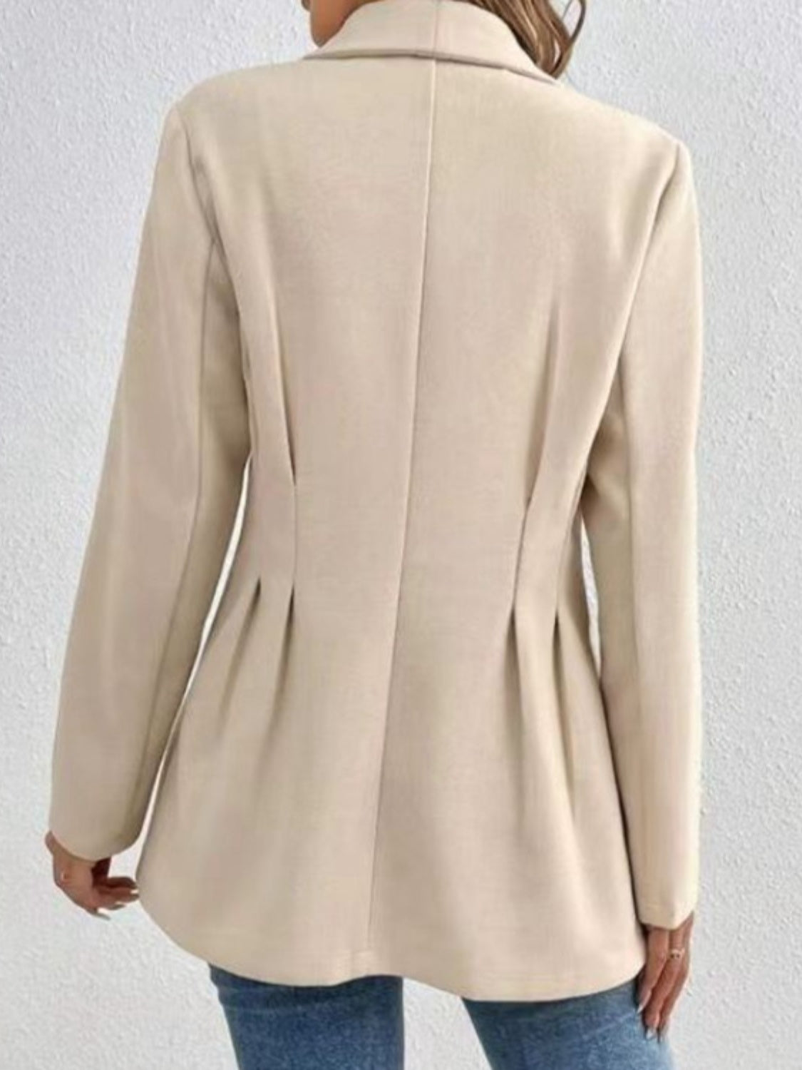 One Button Long Sleeve Blazer - NJPH Best Selling 