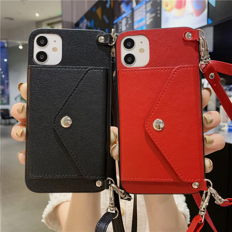 Mobile Phone Case Messenger Coin Leather Card Case - NJPH Best Selling 