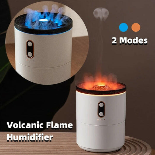 Volcanic Flame Aroma Essential Oil Diffuser USB Portable Jellyfish Air Humidifier Night Light Lamp Fragrance Humidifier - NJPH Best Selling 