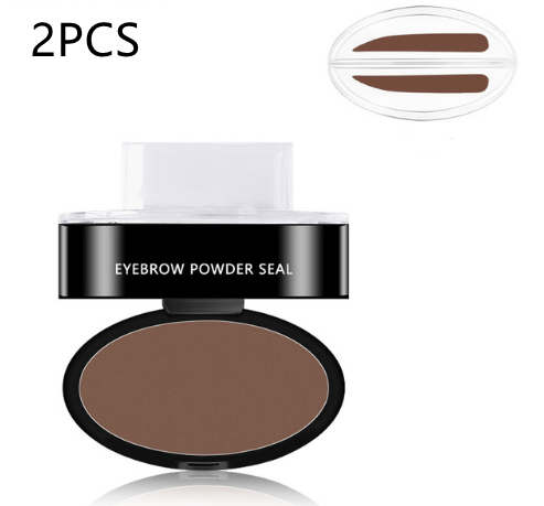 Eyebrow Powder Stamp Tint Stencil Kit Cosmetics Professional Makeup Waterproof Eye Brow Stamp Lift Eyebrow Enhancers Stencil Kit - NJPH Best Selling 