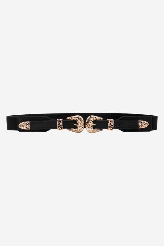 Double Buckle Elastic Belt - NJPH Best Selling 