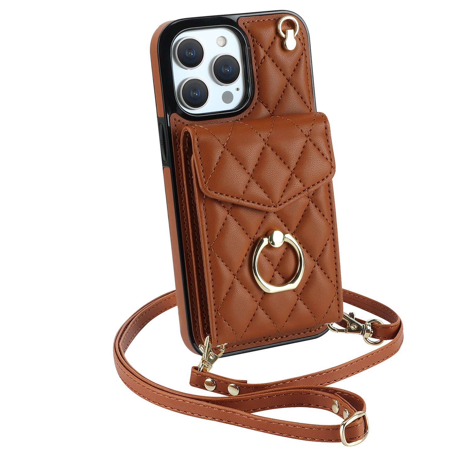 Card Phone Case Crossbody Organ Protective Leather Case - NJPH Best Selling 