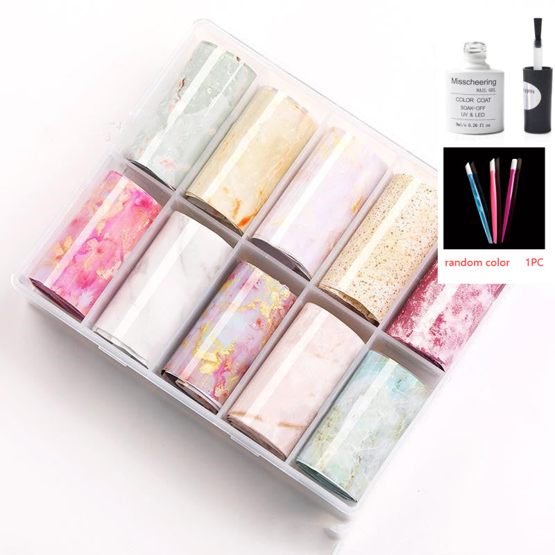 Nail Art Transfer Foils Set Of 12 - NJPH Best Selling 