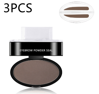 Eyebrow Powder Stamp Tint Stencil Kit Cosmetics Professional Makeup Waterproof Eye Brow Stamp Lift Eyebrow Enhancers Stencil Kit - NJPH Best Selling 