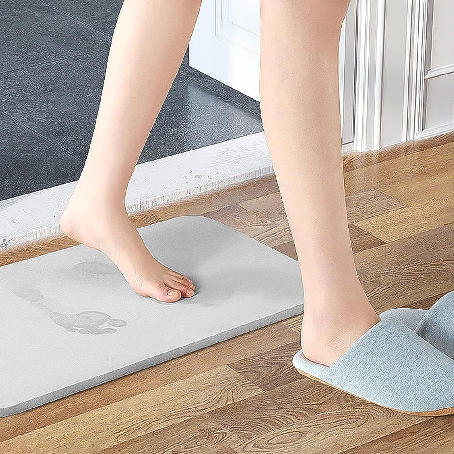 Diatomite Stone Bath Mat Absorbent Drying Bathstone Bathmat Rugs Non-Slip Mat - NJPH Best Selling 