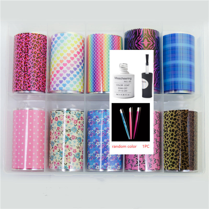 Nail Art Transfer Foils Set Of 12 - NJPH Best Selling 