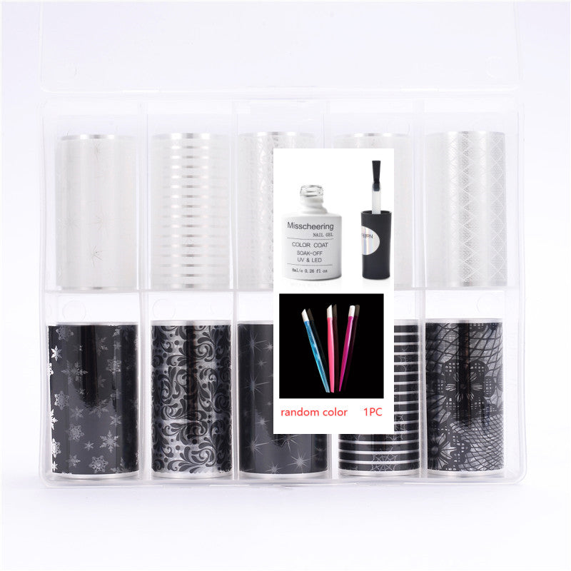 Nail Art Transfer Foils Set Of 12 - NJPH Best Selling 