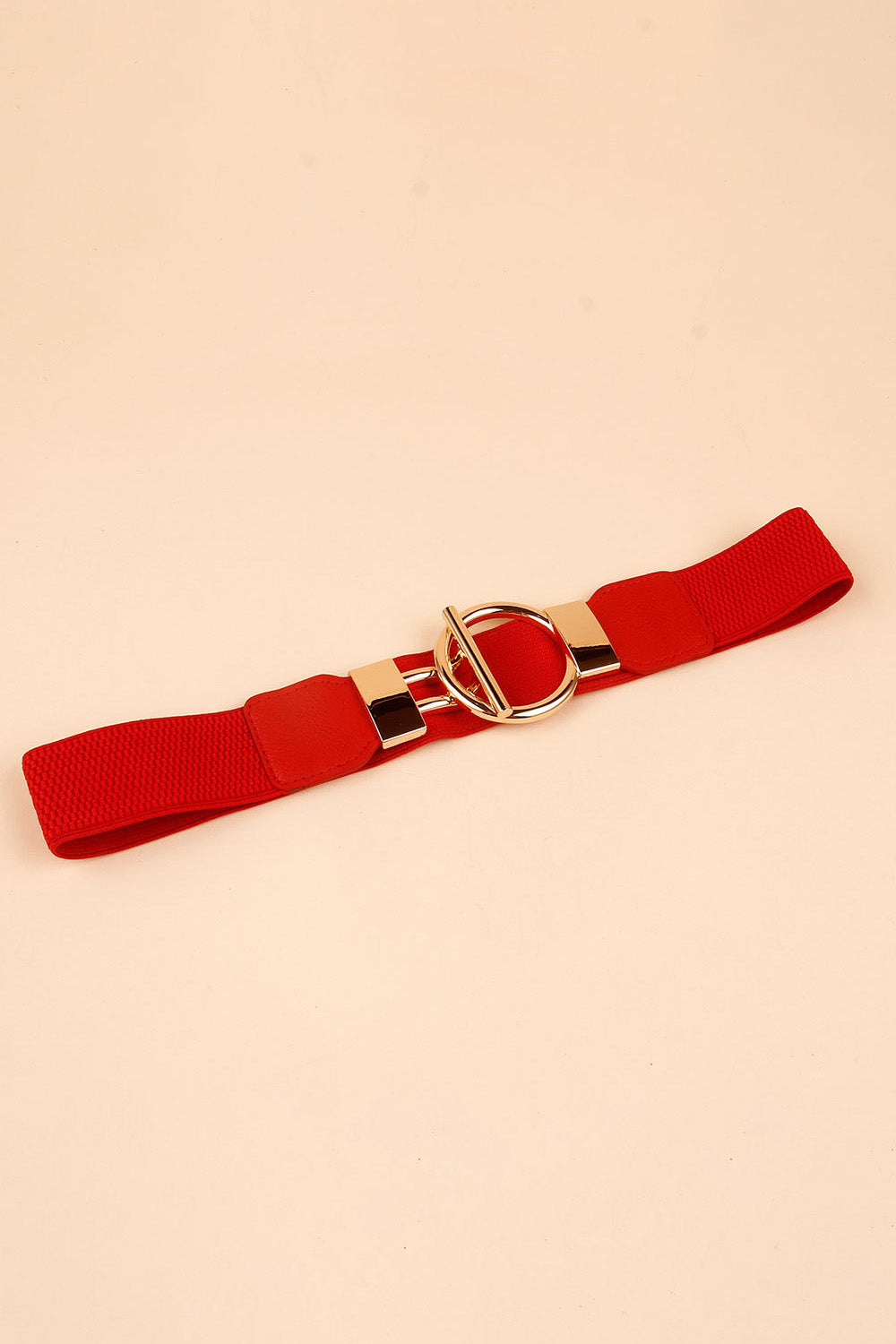 Circle Shape Buckle Zinc Alloy Buckle PU Leather Belt - NJPH Best Selling 