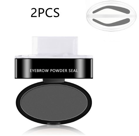 Eyebrow Powder Stamp Tint Stencil Kit Cosmetics Professional Makeup Waterproof Eye Brow Stamp Lift Eyebrow Enhancers Stencil Kit - NJPH Best Selling 