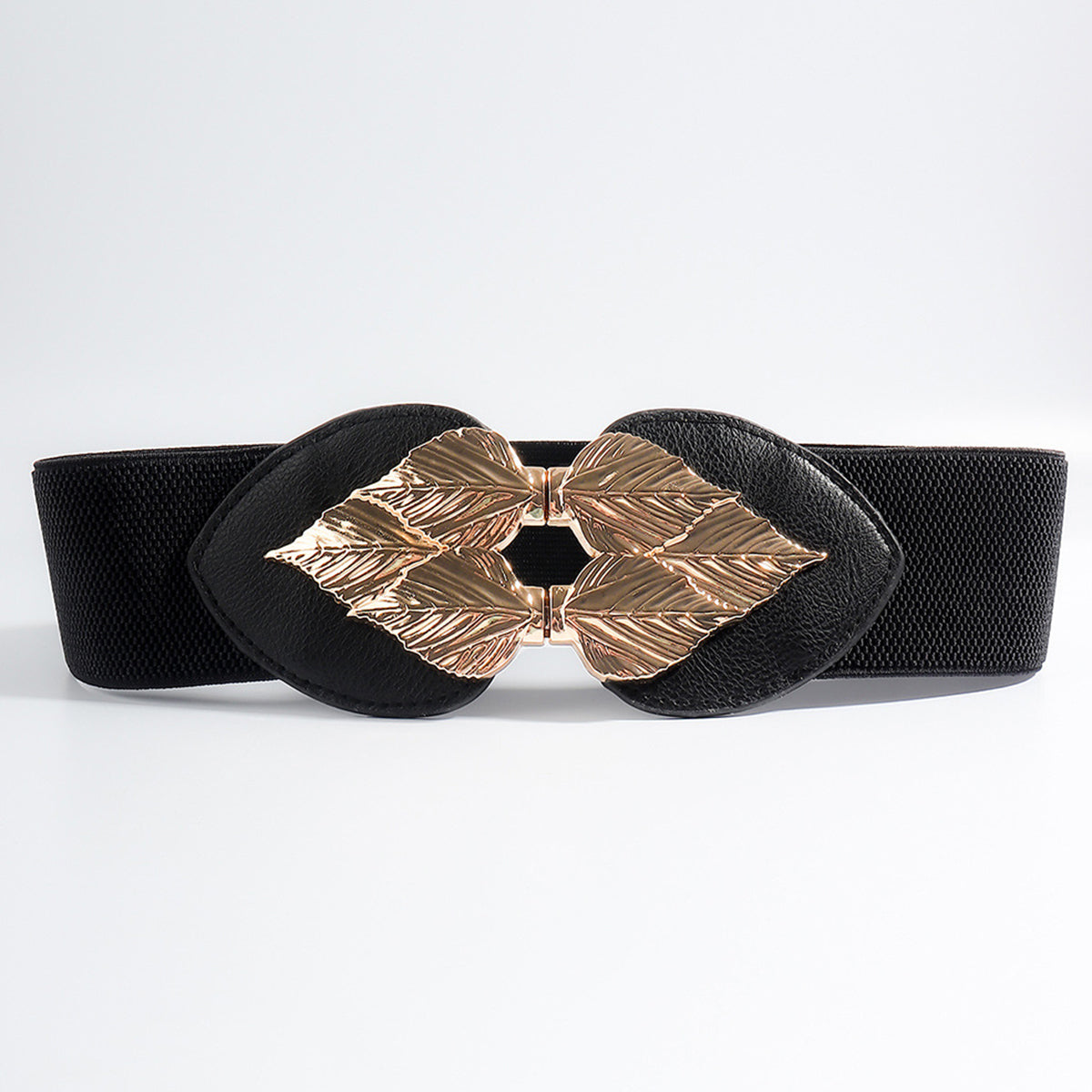 Alloy Leaf Buckle Elastic Belt - NJPH Best Selling 